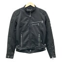 ROUGH&ROAD ラフアンドロード RR7308 ライディングジップ メッシュジャケット ブラック系 M 【中古】バイクウェア メンズ