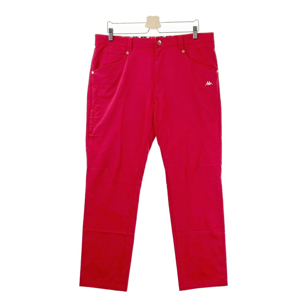 KAPPA GOLF カッパゴルフ ストレッチパンツ レッド系 XO 【中古】ゴルフウェア メンズ