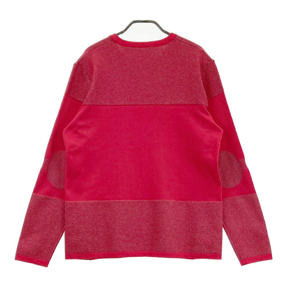 DESCENTE GOLF デサントゴルフ ニットセーター レッド系 L 【中古】ゴルフウェア メンズ