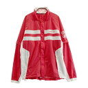 JACK BUNNY ジャックバニー レインウェア セットアップ レッド系 6 【中古】ゴルフウェア メンズ