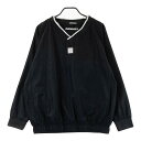 TANGRAM タングラム Vネック 裏メッシュ 長袖ブルゾン ブラック系 M 【中古】ゴルフウェア メンズ