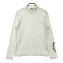 CALLAWAY キャロウェイ ハイネック 長袖Tシャツ ホワイト系 L 【中古】ゴルフウェア メンズ