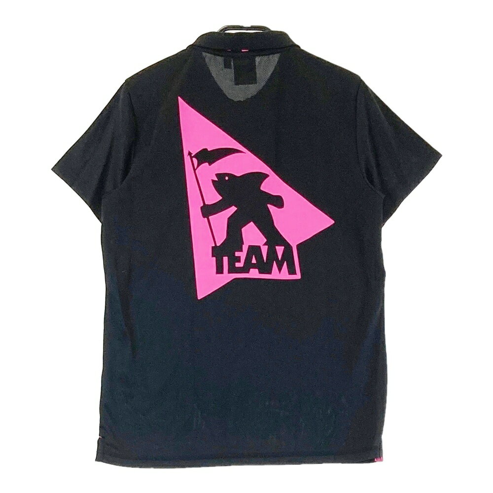 GOTCHA ガッチャ 半袖ポロシャツ ブラック系 S 【中古】ゴルフウェア メンズ