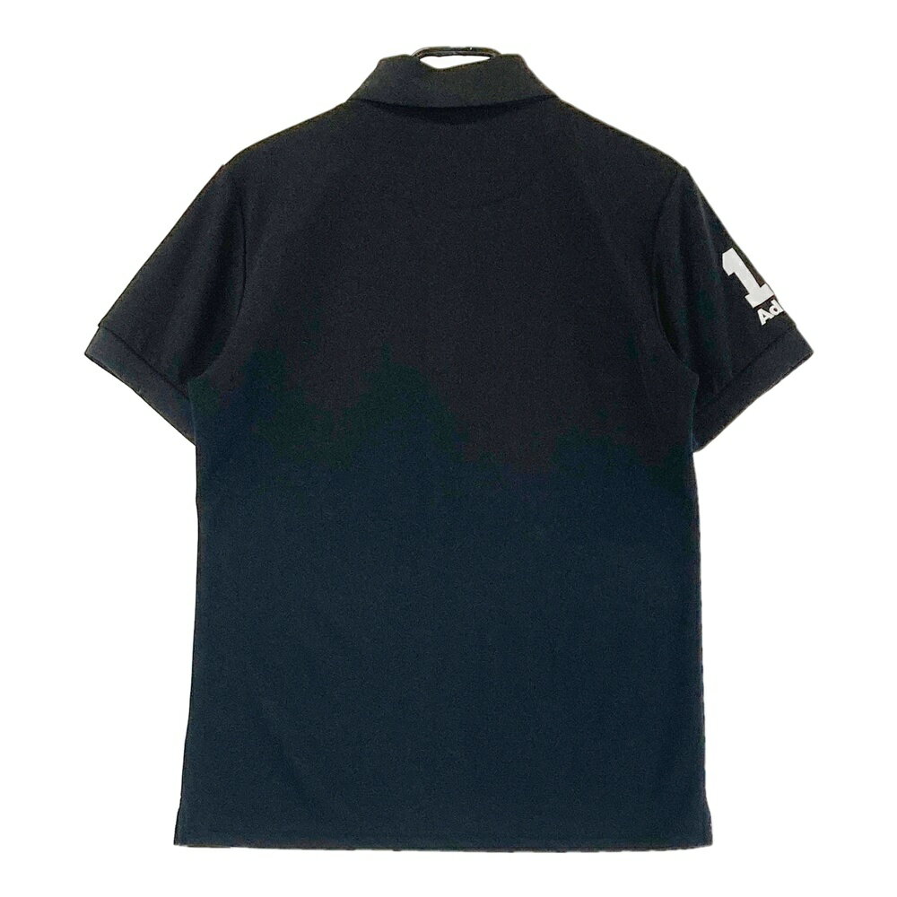 ADMIRAL アドミラル 10周年記念モデル 半袖ポロシャツ ブラック系 L 【中古】ゴルフウェア メンズ