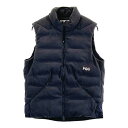 PGG PEARLY GATES パーリーゲイツ 2024年モデル 中綿フリースベスト グレー系 5 【中古】ゴルフウェア メンズ