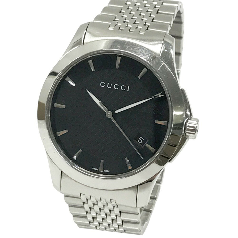 GUCCI グッチ 126.4 13547301 Gタイムレス 腕時計 シルバー系 【中古】