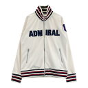 ADMIRAL アドミラル 裏起毛 ジップジャケット ホワイト系 L 【中古】ゴルフウェア メンズ