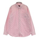 PEARLY GATES パーリーゲイツ 長袖シャツ ボタンダウン ウサギ 総柄 ピンク系 5 【中古】ゴルフウェア メンズ