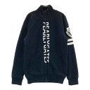 PEARLY GATES パーリーゲイツ ニットジップジャケット ネイビー系 4 【中古】ゴルフウェア メンズ