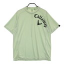 CALLAWAY キャロウェイ ハイネック 半袖Tシャツ グリーン系 3L 【中古】ゴルフウェア メンズ