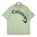 CALLAWAY キャロウェイ ハイネック 半袖Tシャツ グリーン系 3L 【中古】ゴルフウェア メンズ