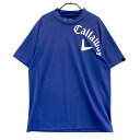 CALLAWAY キャロウェイ ハイネック 半袖Tシャツ ブルー系 LL 【中古】ゴルフウェア メンズ