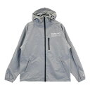 RUFFLOG ラフロッグ ; フード付 レインジャケット グレー系 M 【中古】ゴルフウェア メンズ