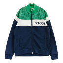 ADIDAS GOLF アディダスゴルフ ジップジャケット 総柄 ネイビー系 O 【中古】ゴルフウェア メンズ