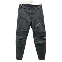 alpinestars アルパインスターズ レザーパンツ ブラック系 EUR50 【中古】バイクウェア メンズ