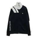 PEARLY GATES パーリーゲイツ バイカラー 長袖 ジップジャケット ブラック系 5 【中古】ゴルフウェア メンズ