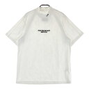 MASTER BUNNY EDITION マスターバニーエディション モックネック半袖Tシャツ ロゴ総柄 ホワイト系 5 【中古】ゴルフウェア メンズ