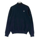 ST ANDREWS セントアンドリュース ハイネック 長袖ニットセーター ブラック系 LL 【中古】ゴルフウェア メンズ