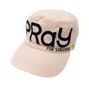 PEARLY GATES パーリーゲイツ ワークキャップ ピンク系 FR 【中古】ゴルフウェア