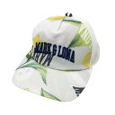 MARK&LONA マークアンドロナ ML-17S-YP13 メッシュキャップ レモン ホワイト系 FREE 【中古】ゴルフウェア
