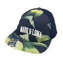MARK&LONA マークアンドロナ ML-17S-YP13 メッシュキャップ レモン ネイビー系 FREE 【中古】ゴルフウェア