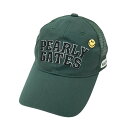 PEARLY GATES パーリーゲイツ メッシュキャップ スマイルニコちゃん グリーン系 FR 【中古】ゴルフウェア