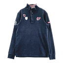 MASTER BUNNY EDITION マスターバニーエディション 長袖Tシャツ ネイビー系 4 【中古】ゴルフウェア メンズ