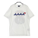 MUTA MARINE ムータマリン ×ポパイ 半袖Tシャツ ホワイト系 M 【中古】ゴルフウェア メンズ
