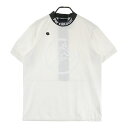 PW CIRCULUS ピーダブリュサーキュラス ハイネック半袖Tシャツ ホワイト系 L 【中古】ゴルフウェア メンズ