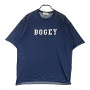 MUNSING WEAR マンシングウェア ×PENGUIN 半袖 サマーニットセーター ネイビー系 XL 【中古】ゴルフウェア メンズ