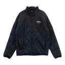 CALLAWAY キャロウェイ 2024年モデル 中綿ジャケット ブラック系 M 【中古】ゴルフウェア メンズ