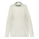 NOEL REUSSIR ノエルレシール ×ZEROFIT ニット ハイネック 長袖インナーTシャツ ホワイト系 M 【中古】ゴルフウェア メンズ