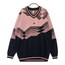 ADIDAS GOLF アディダスゴルフ 2024年 ニット セーター ピンク系 2XL 【中古】ゴルフウェア メンズ