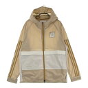 ADIDAS GOLF アディダスゴルフ ADICROSS HS3205 2023年モデル ジップジャケット ベージュ系 L 【中古】ゴルフウェア メンズ