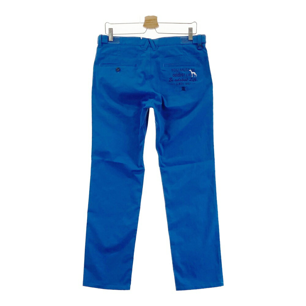 ADABAT アダバット ロングパンツ ブルー系 46 【中古】ゴルフウェア メンズ