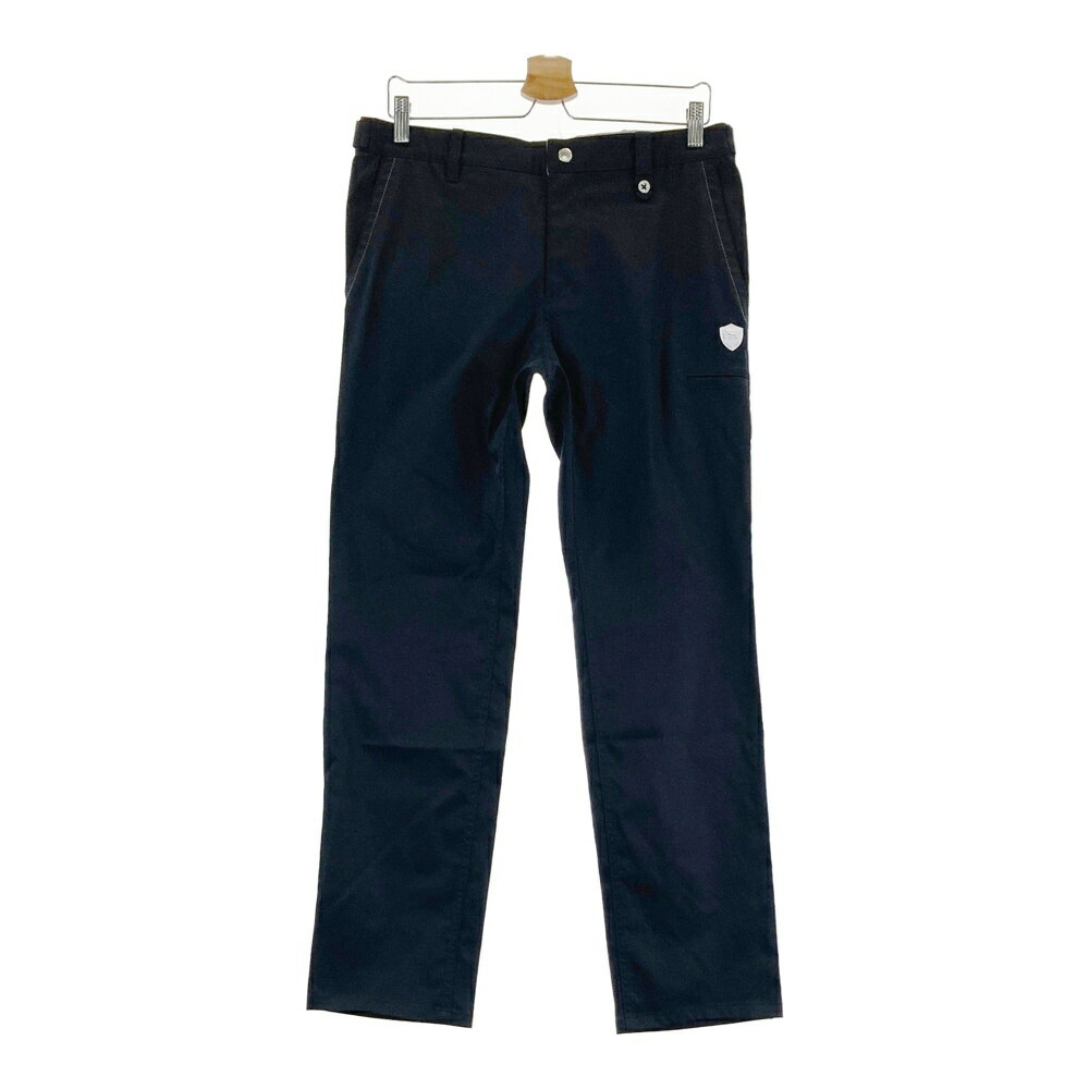 ADABAT アダバット ロングパンツ ブラック系 46 【中古】ゴルフウェア メンズ