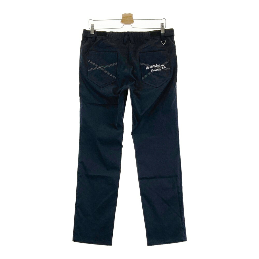 ADABAT アダバット ロングパンツ ブラック系 46 【中古】ゴルフウェア メンズ