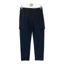 MUTA MARINE ムータマリン ストレッチ ロングパンツ ブラック系 4 【中古】ゴルフウェア メンズ