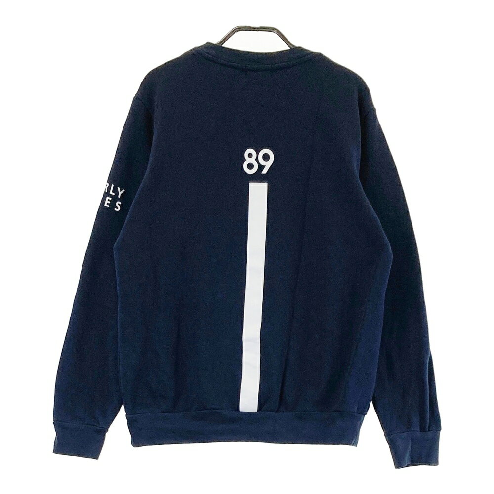 PEARLY GATES パーリーゲイツ スウェット トレーナー ネイビー系 4 【中古】ゴルフウェア メンズ