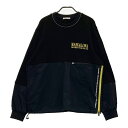 MARK&LONA マークアンドロナ 裏起毛スウェット切替ブルゾン ブラック系 48 【中古】ゴルフウェア メンズ