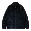 ST ANDREWS セントアンドリュース ジップジャケット 総柄 ブラック系 M 【中古】ゴルフウェア メンズ