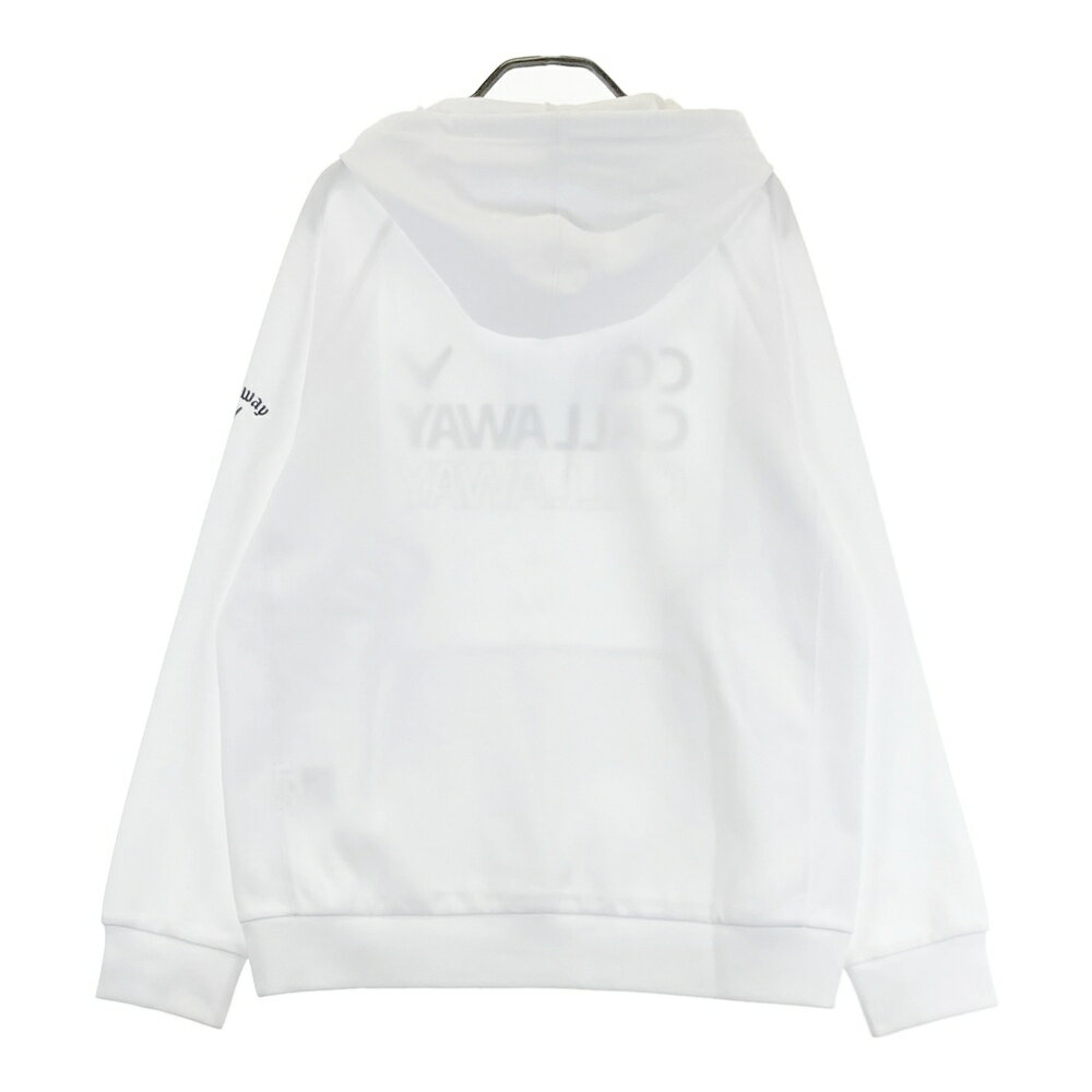 CALLAWAY キャロウェイ 2024年モデル ニットパーカー ホワイト系 M 【中古】ゴルフウェア メンズ