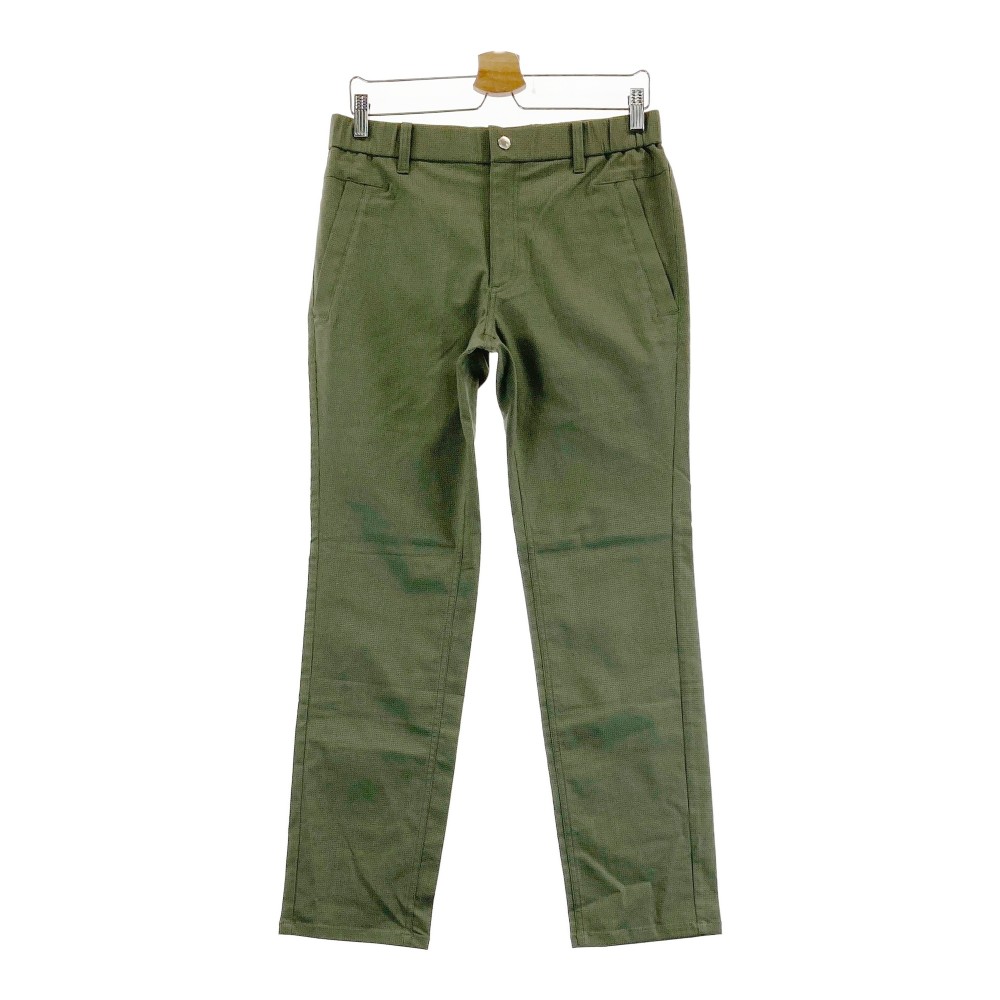 ADABAT アダバット ストレッチパンツ 総柄 カーキ系 46 【中古】ゴルフウェア メンズ