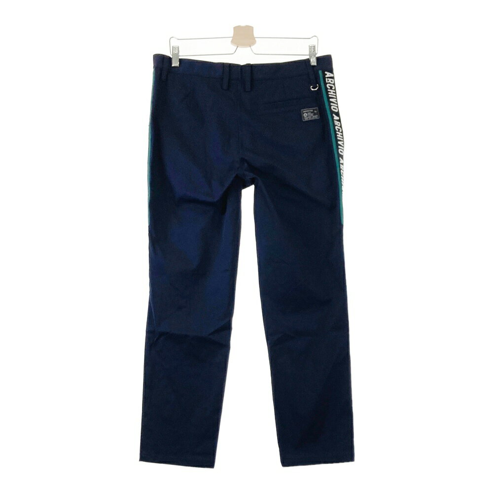 ARCHIVIO アルチビオ ナイロン ストレッチパンツ ネイビー系 50 【中古】ゴルフウェア メンズ