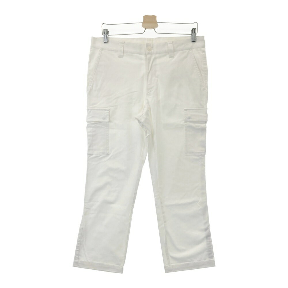 CALLAWAY キャロウェイ ストレッチパンツ ホワイト系 L 【中古】ゴルフウェア メンズ