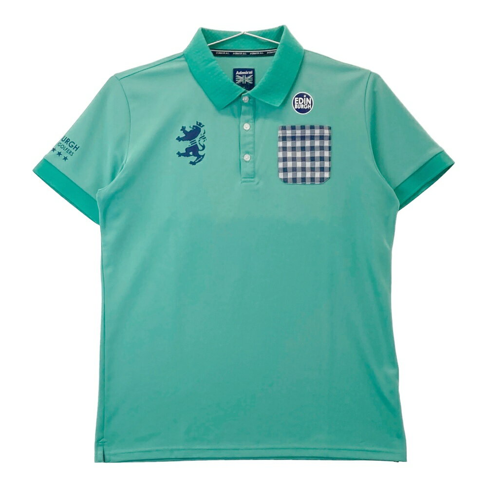 ADMIRAL アドミラル 半袖ポロシャツ グリーン系 XL 【中古】ゴルフウェア メンズ
