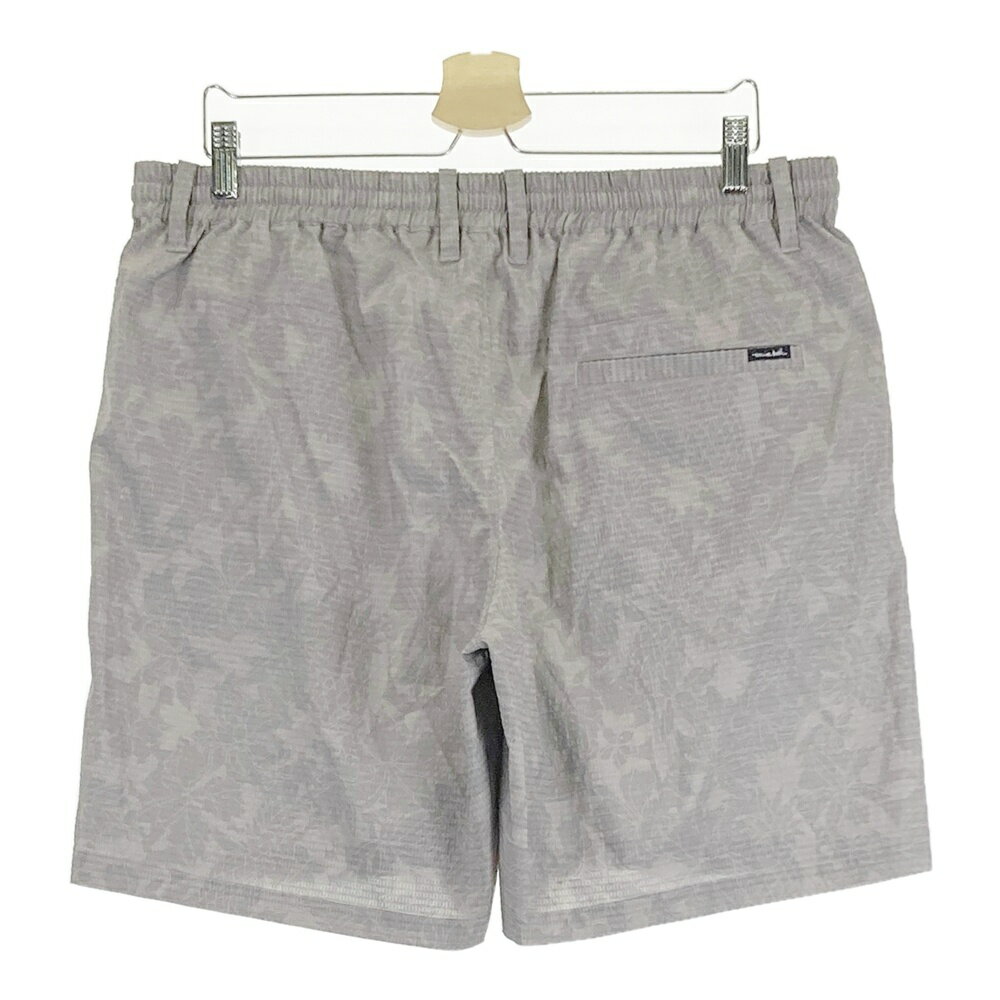 TRAVIS MATHEW トラビスマシュー ハーフパンツ 総柄 グレー系 2XL 【中古】ゴルフウェア メンズ