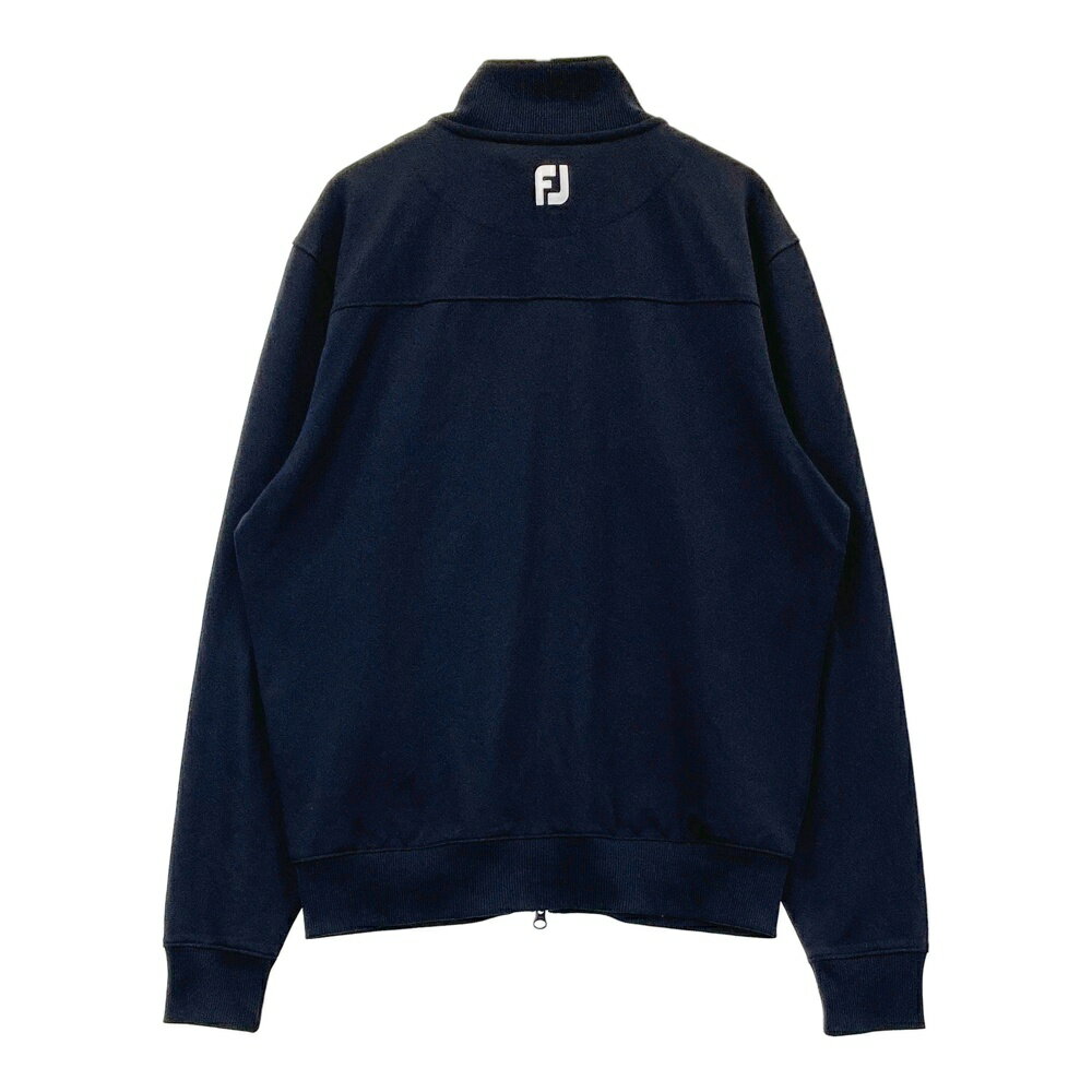 FOOT JOY フットジョイ ジップジャケット ネイビー系 M 【中古】ゴルフウェア メンズ