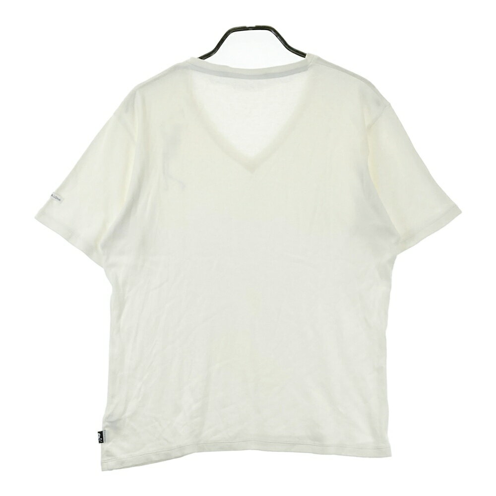 MARK&LONA マークアンドロナ Vネック 半袖Tシャツ ホワイト系 XL 【中古】ゴルフウェア メンズ