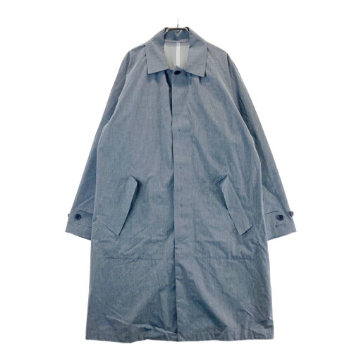 DESCENTE デサント ステンカラーコート ネイビー系 L 【中古】メンズ DESCENTE デサント ステンカラーコート ネイビー系 L 【中古】メンズ